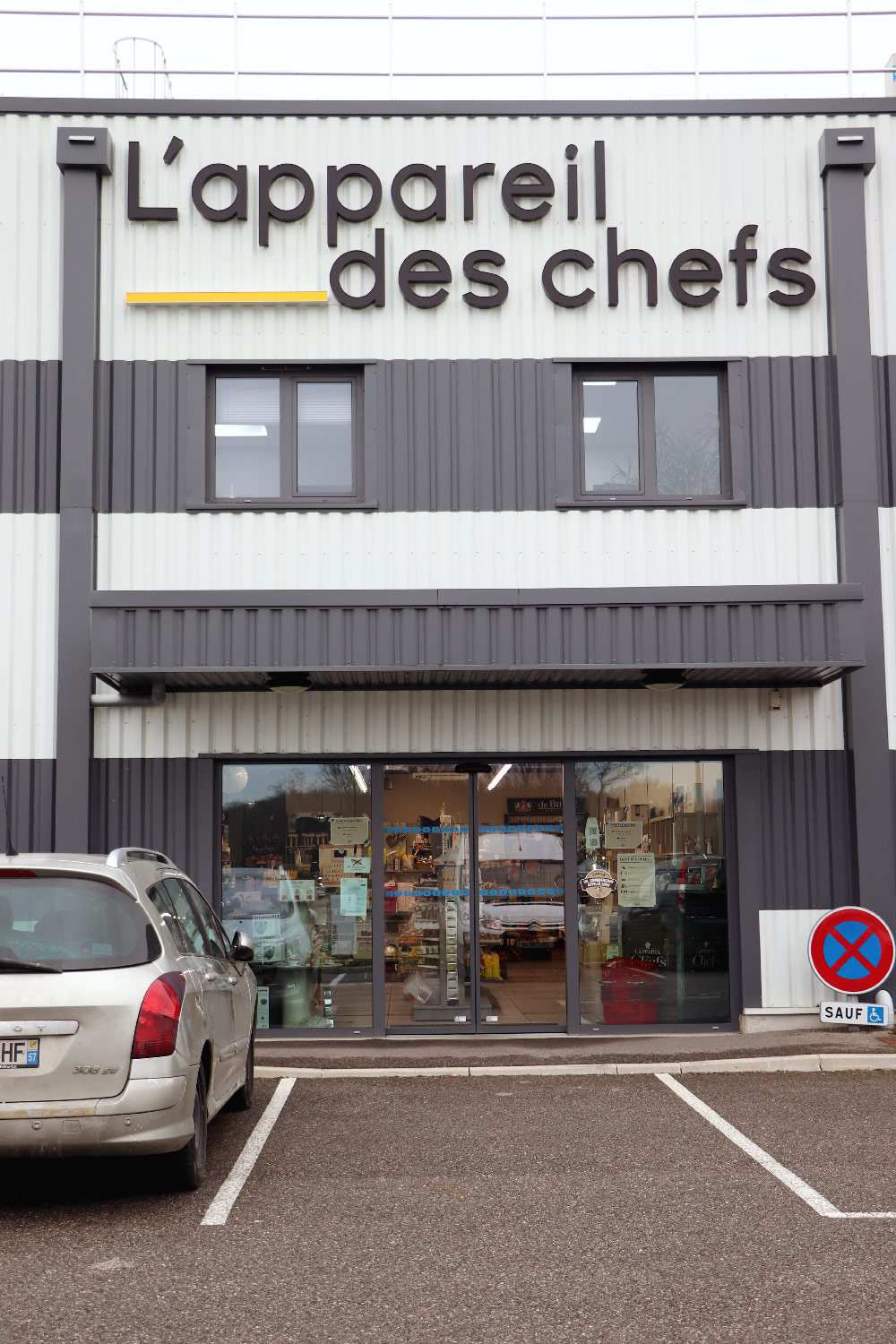 La devanture du magasin Appareil des Chefs à Héricourt
