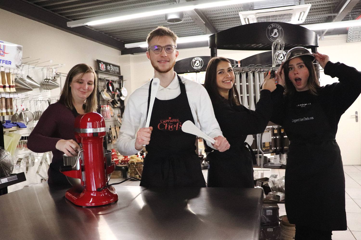 L'équipe de l'appareil des Chefs à Héricourt